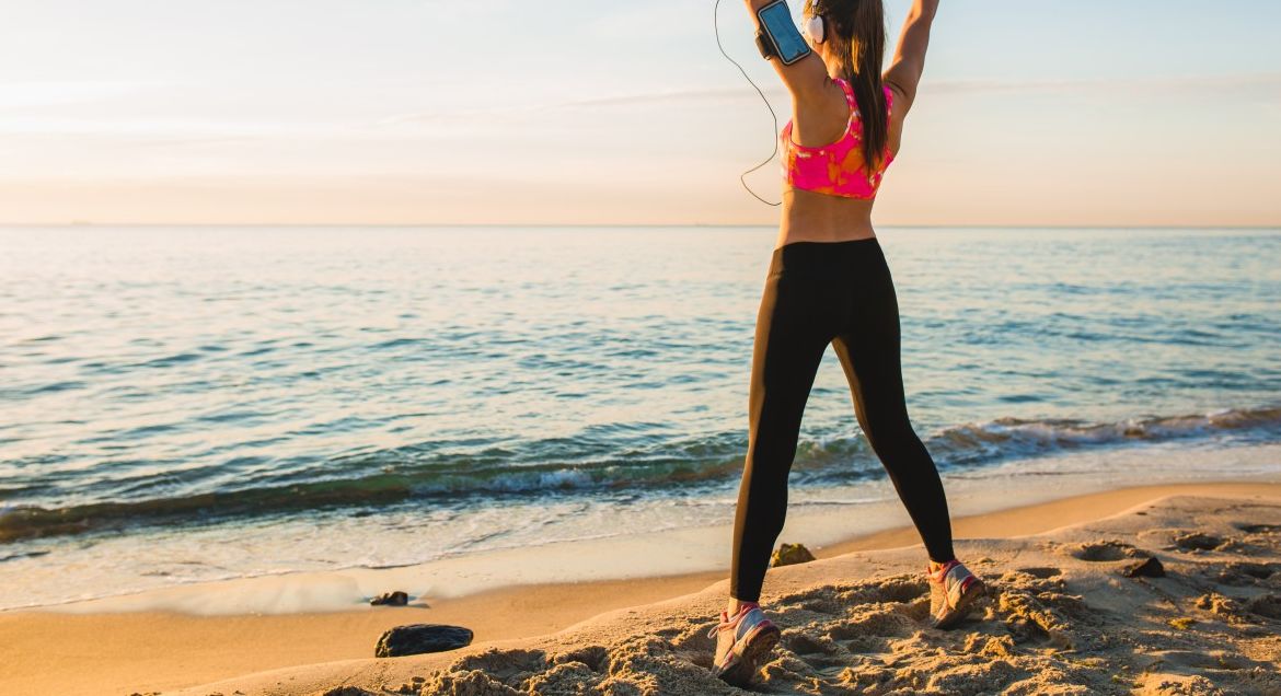 Une personne qui fait du sport